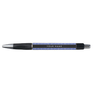 Stylo Grec Meander Key H Blue, Votre Nom, Personnaliser