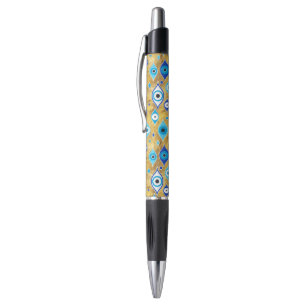 Stylo Grèce Mati Mataki - motif des yeux malveillants d