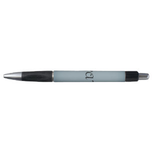 Stylo gris bleu