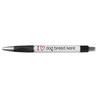 Stylo I Love Add Your Favorite Dog Breed Personalized