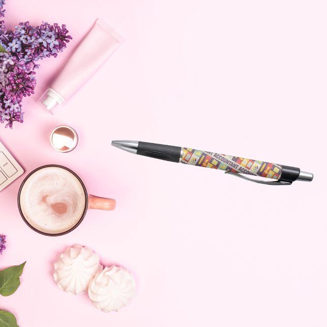 Stylo Icône de comptable de conception emblématique (Créateur téléchargé)