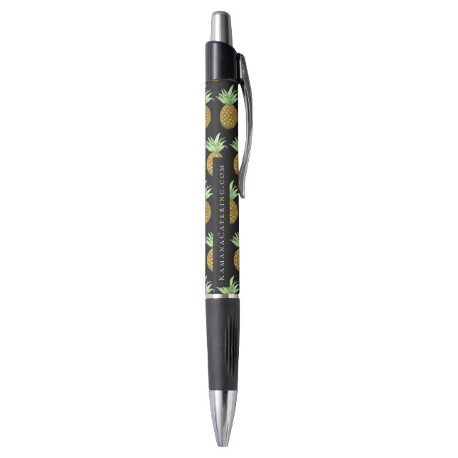 Stylo Île d'ananas Personnalisé (Bas (Vertical))