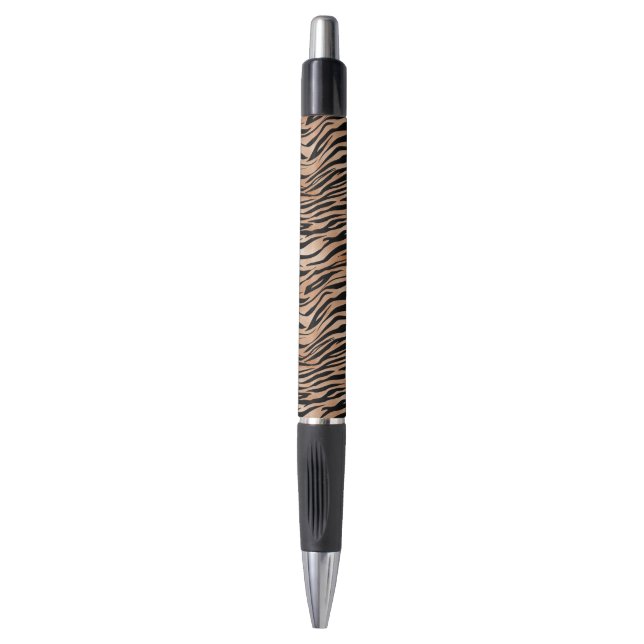 Stylo Impression de tigre orange noir (Devant (Vertical))