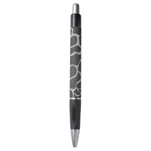 Stylo Impression Giraffe noir et gris clair