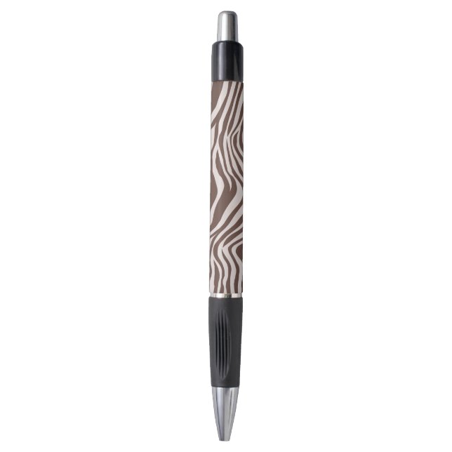 Stylo Impression Zebra Brown Crème (Devant (Vertical))
