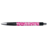 Impression zèbre rose