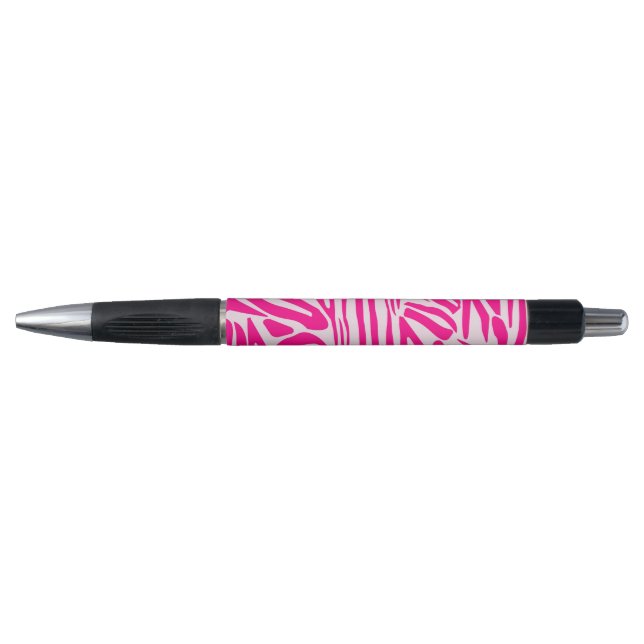 Stylo Impression zèbre rose (Devant)