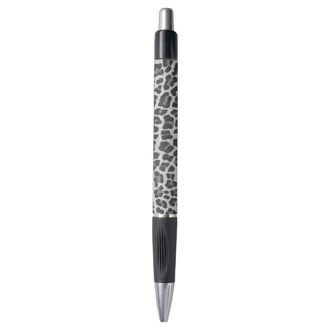 Stylo Imprimante gris léopard et gris clair (Devant (Vertical))