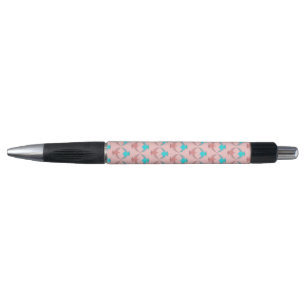 Stylo Inséparables roses et bleus mignons