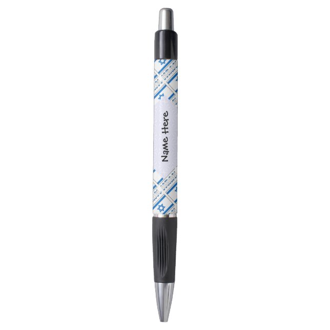 Stylo Israël et le drapeau israélien gouvernent avec vot (Devant (Vertical))