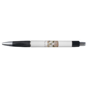 Stylo J'aime Chouettes mignonnes Aquarelle Oiseaux