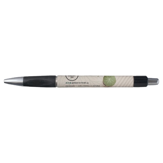 Stylo Jardin Zen Marketing personnalisé pour entreprises (Devant)