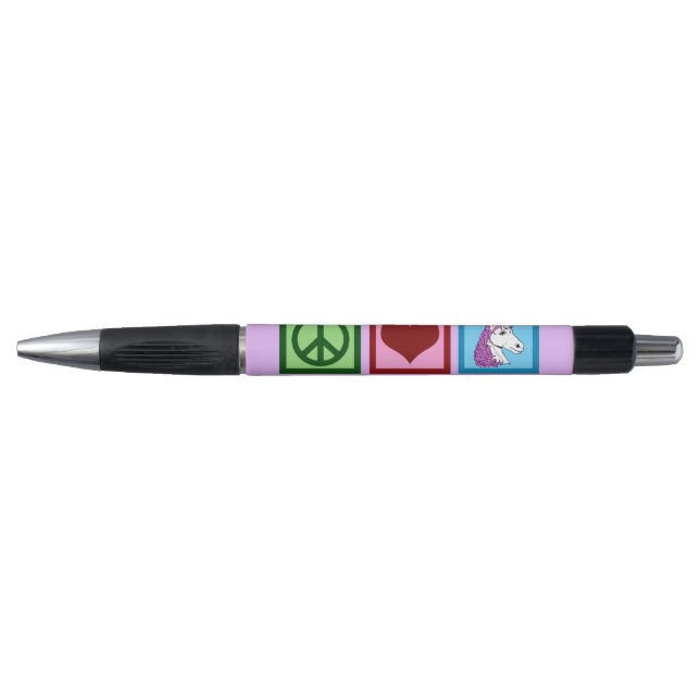 Stylo Jolie licorne violette (Devant)