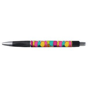 Stylo Jolies bouteilles de vin colorées motif Coque-Mate