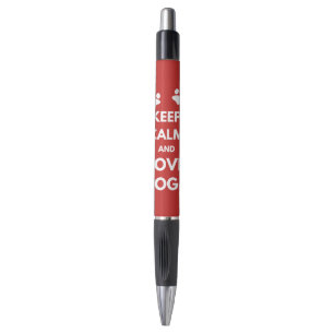 Stylo Keep calm and love dogs
