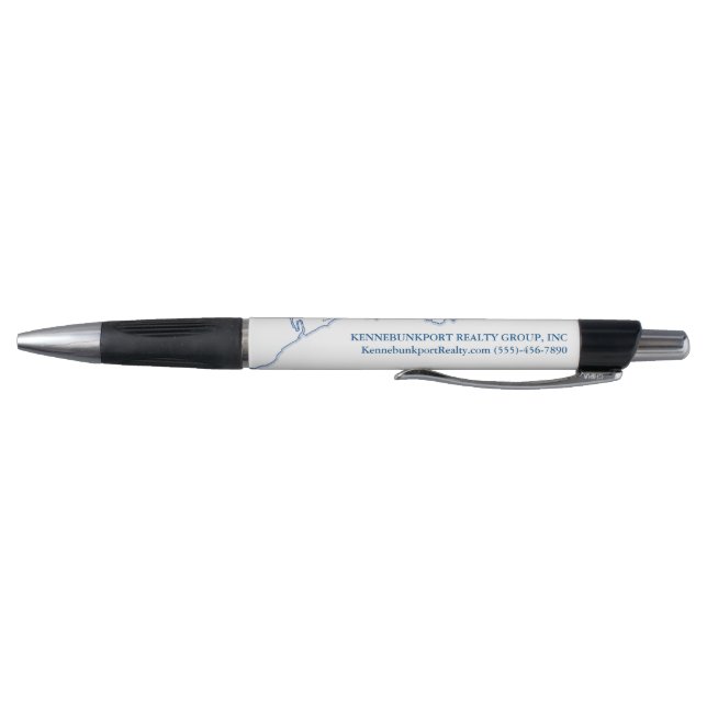Stylo Kennebunkport Maine Carte Blue Company Promo (Bas)