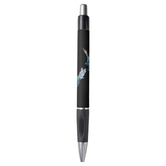 STYLO KIWI NOUVELLE-ZÉLANDE CARTE PAUA (Devant (Vertical))