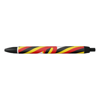 Stylo Konymoi "Couleurs ougandaises : Noir-Jaune-R