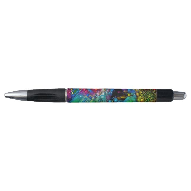Stylo La bulle psychédélique éclate les marguerites Abst (Devant)