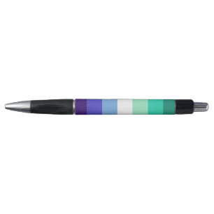 Stylo La palette de drapeau des hommes gays trans-inclus