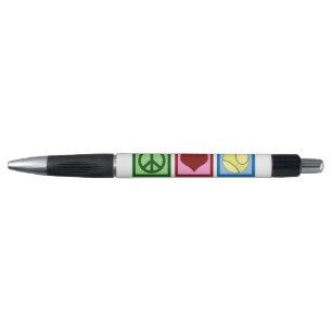 Stylo Le base-ball mignon (amour de paix)