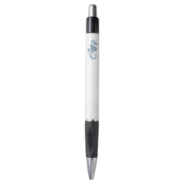 Stylo Le cheval de mer comme un nuage de mots (Devant (Vertical))