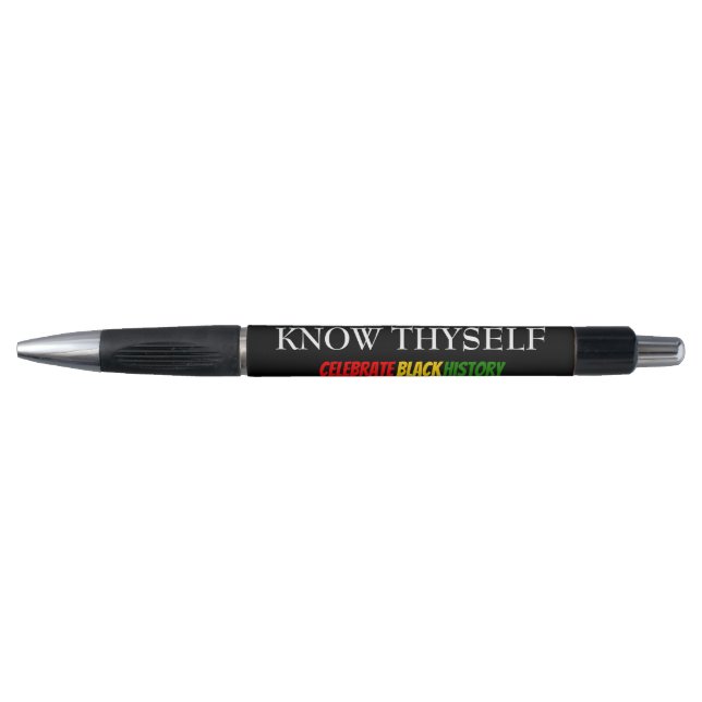 Stylo Le Mois de l'histoire des Noirs personnalisés SE C (Devant)