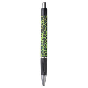 Stylo Léopard noir et vert