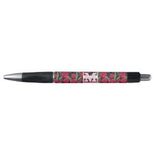 Stylo Les fleurs et les colibris ajoutent votre nom