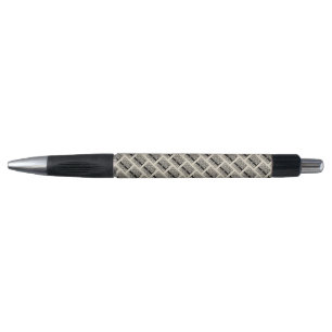 Stylo Lettre L Vintage Céleste noeud Monogramme