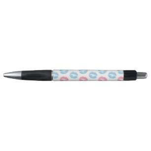 Stylo Lèvres bleues et roses Motif, Baguette à lèvres, B