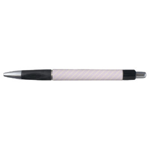 Stylo Lilac violet et beige cinq bandes motif