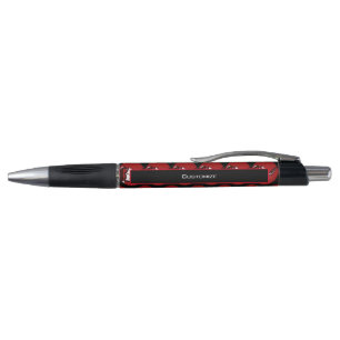 Stylo Livre rouge et plume promotionnel