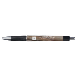 Stylo Logo Brown Entreprise Entreprise simple