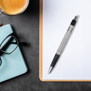 Stylo Logo de l'entreprise gris nom du site de messageri