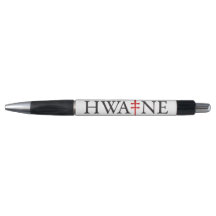 stylo logo HWA-NE pour événements, blanc 6/25