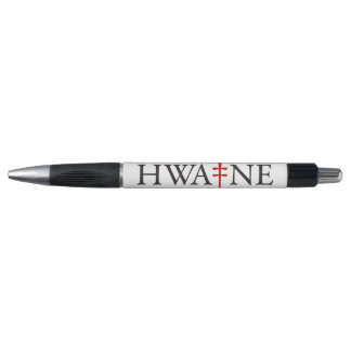 stylo logo HWA-NE pour événements, blanc 6/25