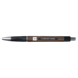 Stylo Logo noir et blanc Entreprise Business Bois