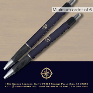 Stylo Logo professionnel Marine Blue Gold