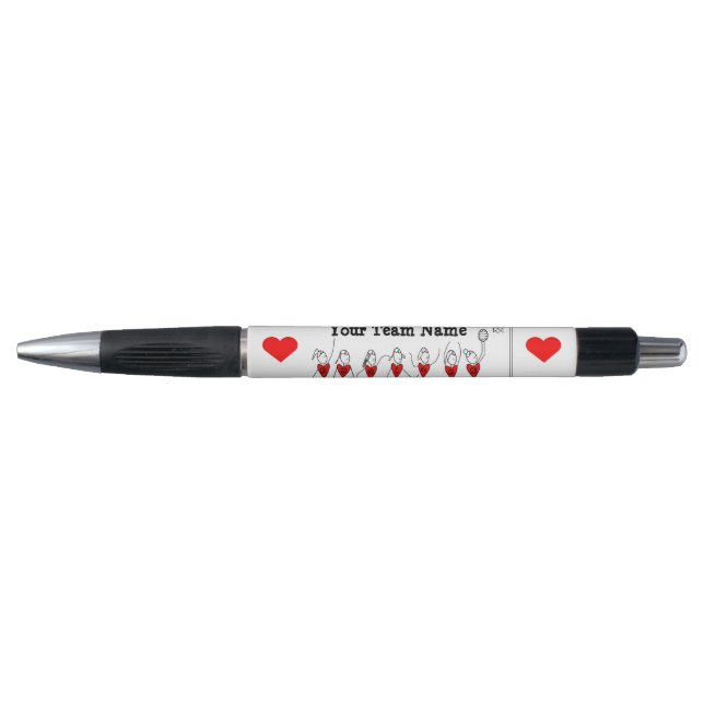 Stylo Love Netball Player Positions Design (Devant)