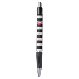 Stylo Maquilleur moderne de rayures de lèvres rouges
