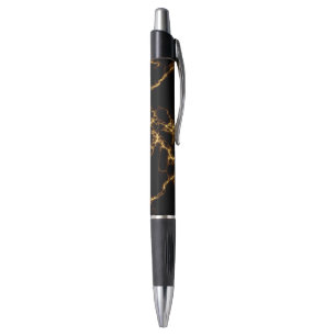 Stylo Marbre élégant style3 - or noir