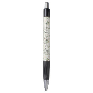 Stylo Mariage Fleurs Roses Crème Romantiques Fête de Mar