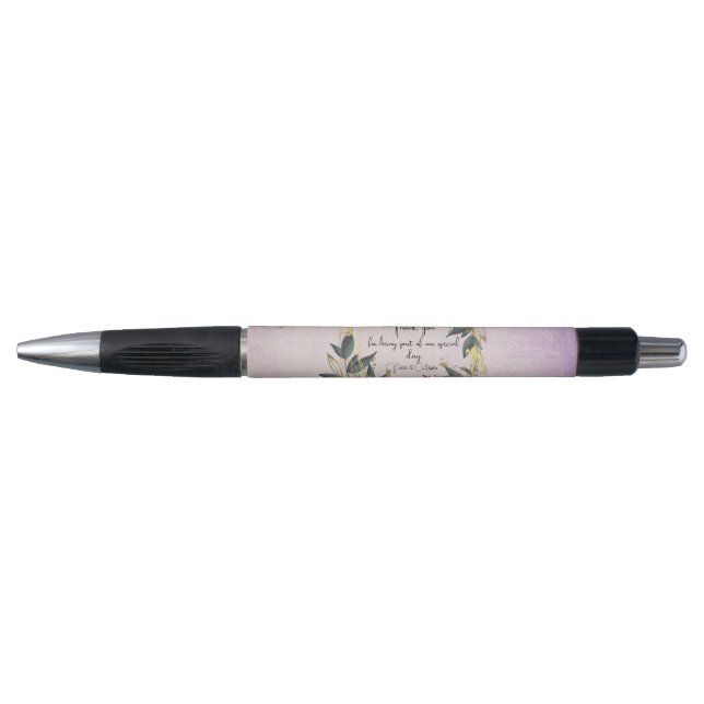 Stylo Mariage Olive Wreath Livre d'invité personnalisé (Devant)
