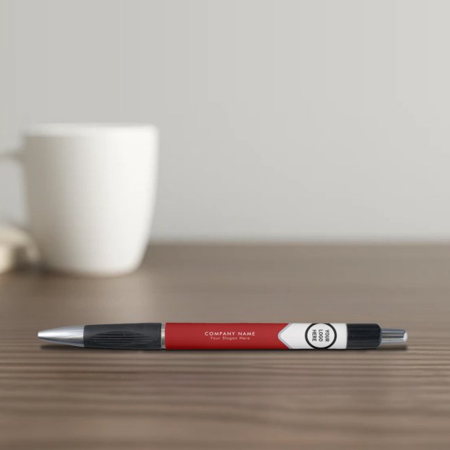 Stylo Marque promotionnelle du logo Red Custom Company (Créateur téléchargé)