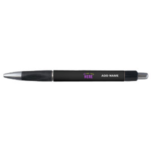 STYLO MARQUE VERIFIEE NOIRE PERSONNALISABLE MODERNE ET C