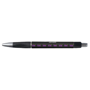 STYLO MARQUE VERIFIEE NOIRE PERSONNALISABLE MODERNE ET C