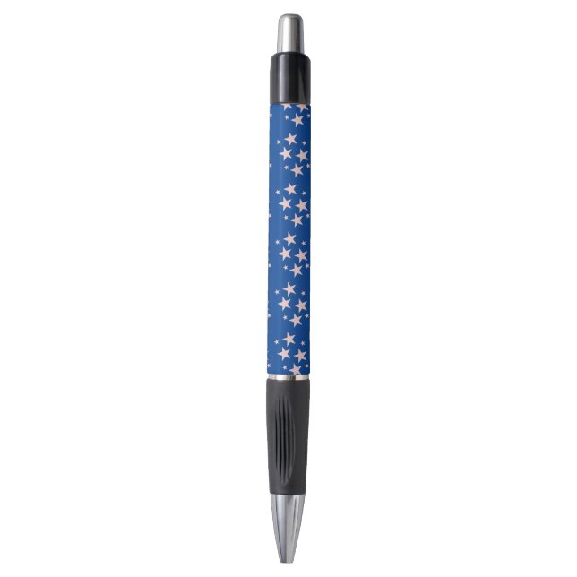 Stylo Mélange Confetti d'étoiles roses modernes (Devant (Vertical))