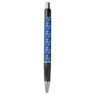 Stylo Mélange de confettis étoiles roses modernes