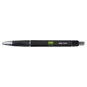 STYLO MODELE DE TEXTE D'IMAGE NOIRE SIMPLE ET MODIFIABLE